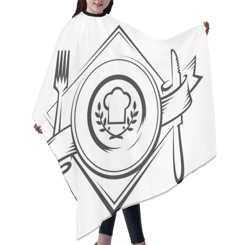 Personality  Restaurant Icon Hair Cutting Cape