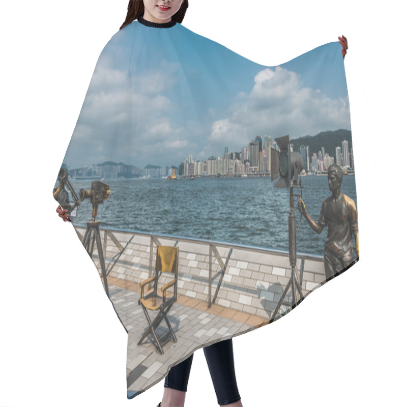 Personality  Statues Avenue Of Stars Tsim Sha Tsui Kowloon Hong Kong  Hair Cutting Cape