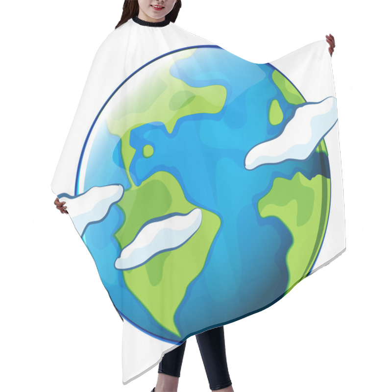 Personality  The Planet Earth Hair Cutting Cape