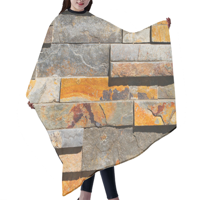 Personality  Rectangular Stone Wall Hair Cutting Cape