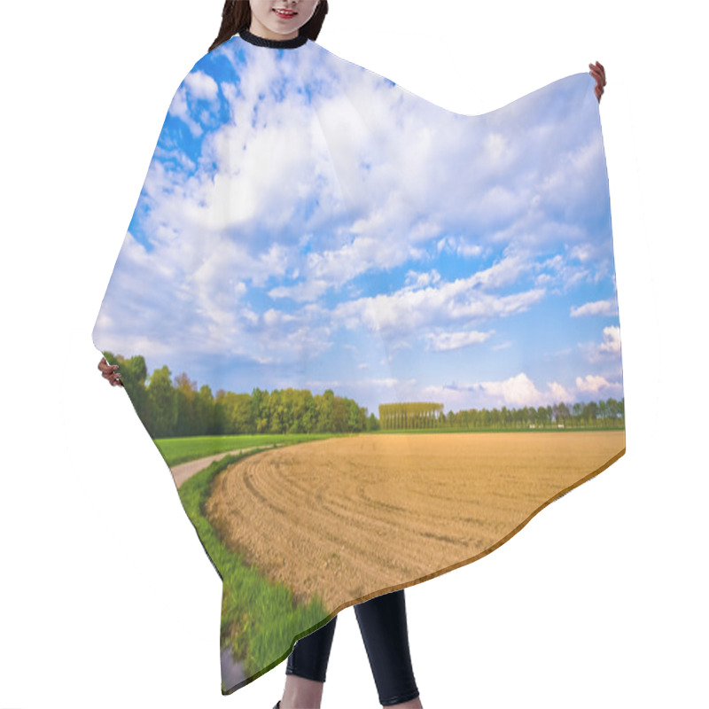 Personality  Rural Scenery Hair Cutting Cape