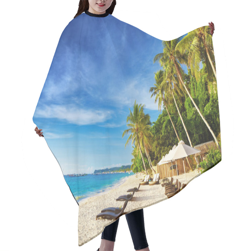 Personality  Tropical Beach Hair Cutting Cape