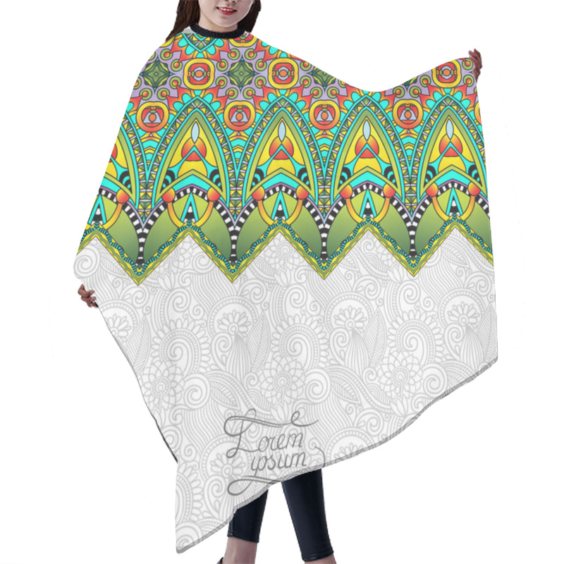 Personality  Moroccan Template With Place For Your Text Hair Cutting Cape