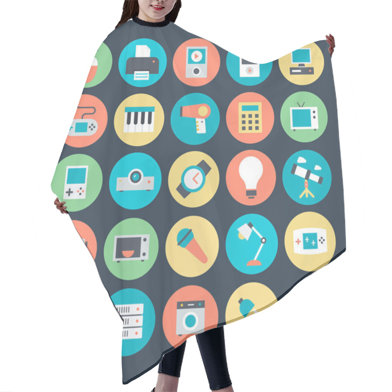 Personality  Electronics Vector Icons 1 Hair Cutting Cape