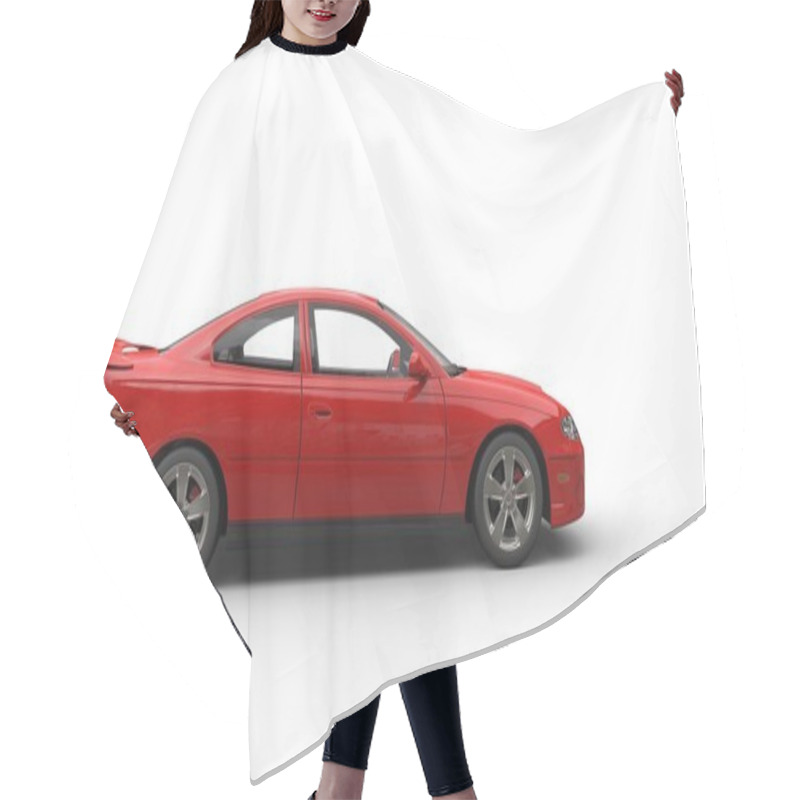 Personality  Red Sports Car - Side View Hair Cutting Cape