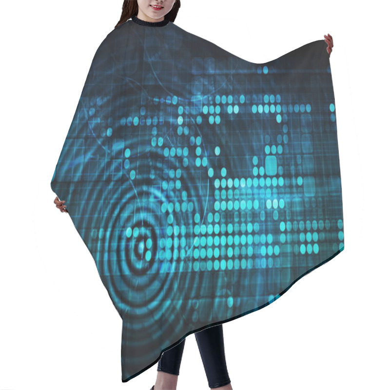 Personality  Security System Hair Cutting Cape