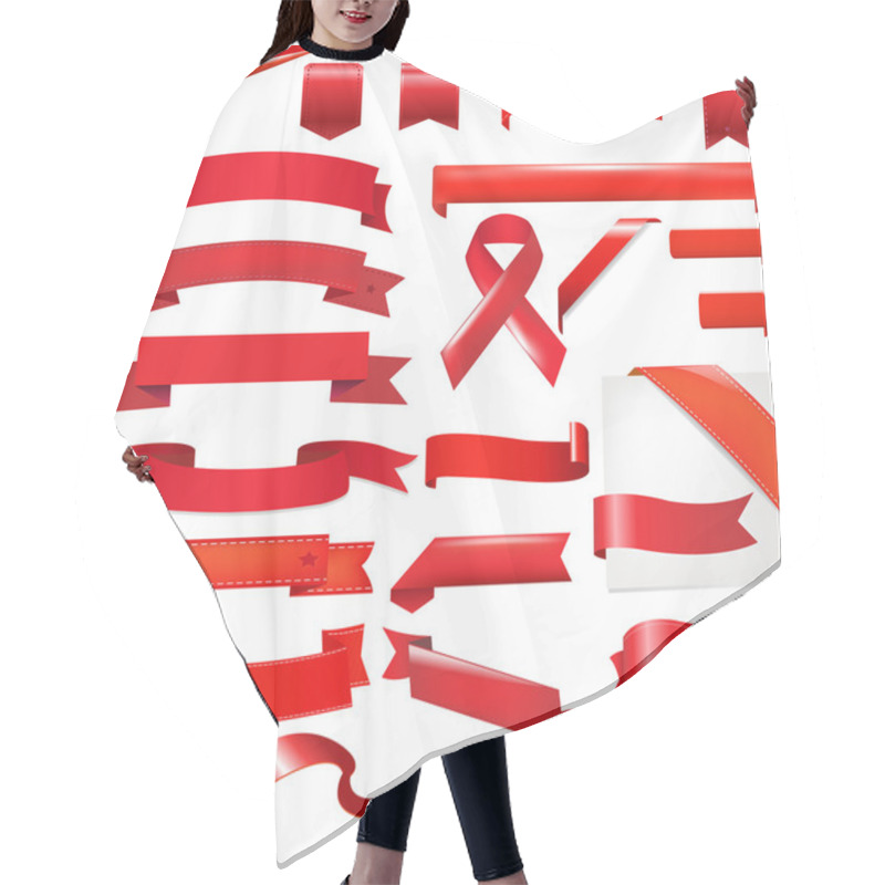 Personality  Red Set Hair Cutting Cape