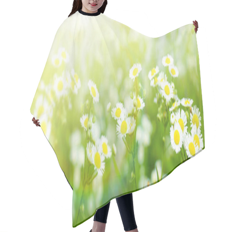 Personality  Beautiful Chamomile Flowers Hair Cutting Cape