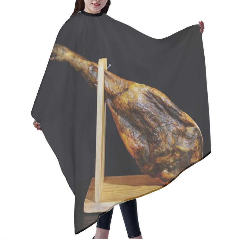 Personality  Spanish Iberian Ham. Hair Cutting Cape