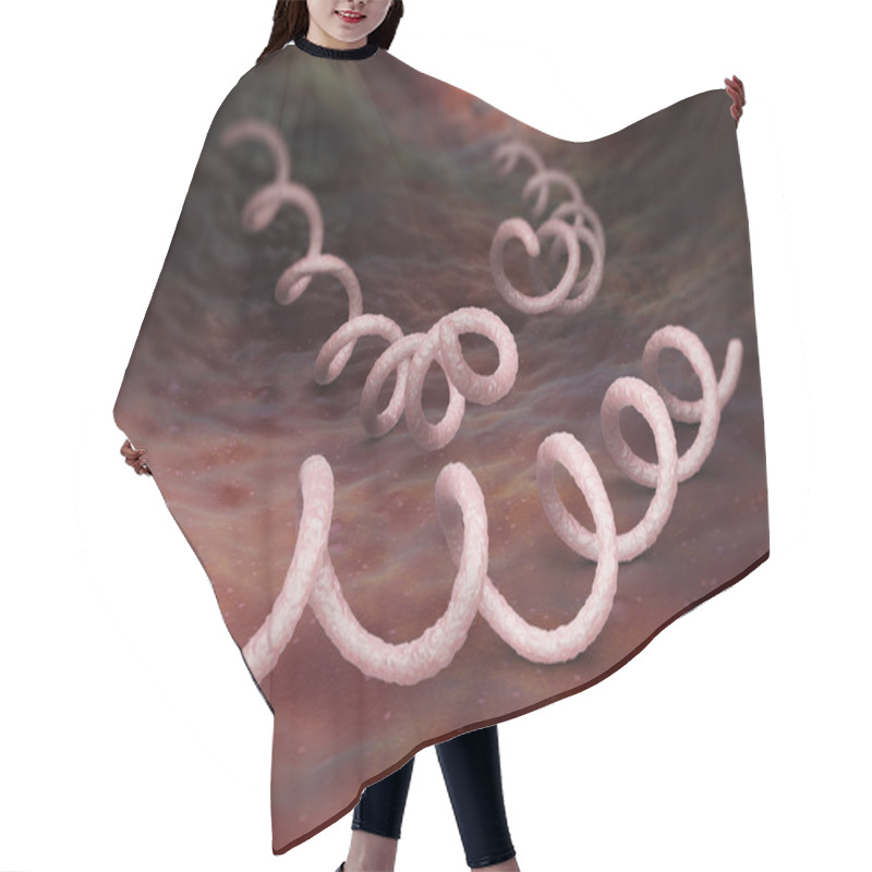 Personality  Syphilis Bacterium Hair Cutting Cape