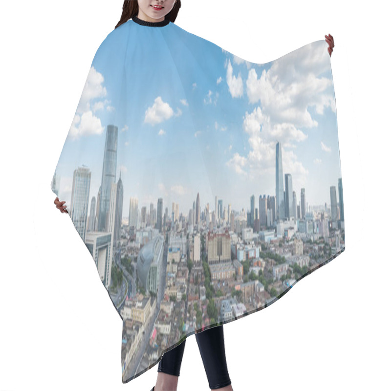 Personality  Tianjin Skyline And Cityscape Hair Cutting Cape