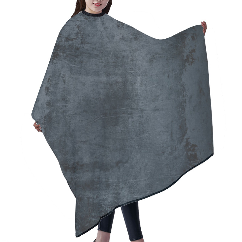 Personality  Abstract Old Scratched Metal Texture Hair Cutting Cape