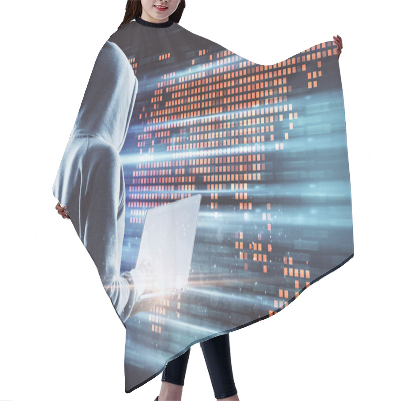 Personality  Big Data And International Concept  Hair Cutting Cape