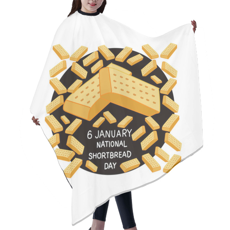 Personality  National Walkers Shortbread Day  Hair Cutting Cape