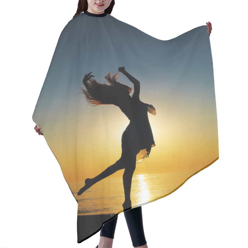 Personality  Dance At Sunset Hair Cutting Cape