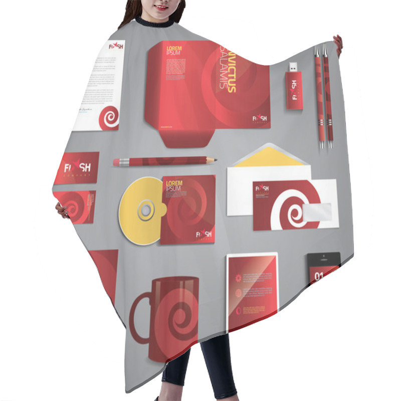 Personality  Identity Design For Your Company Hair Cutting Cape