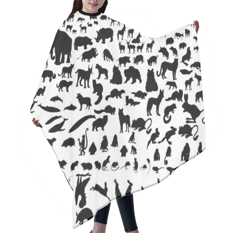 Personality  Vector Animals Hair Cutting Cape