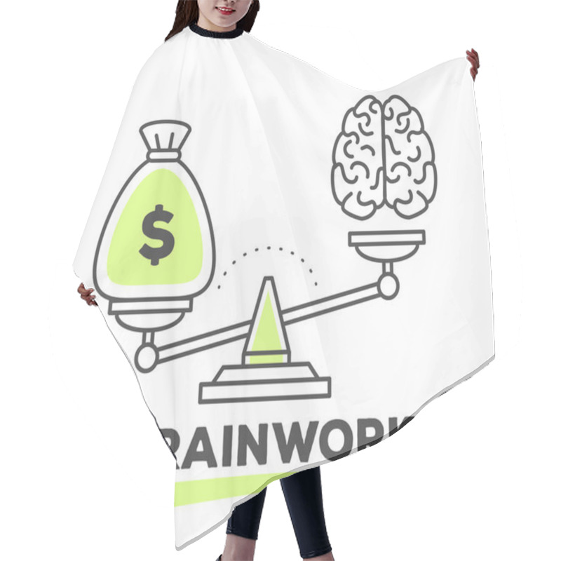 Personality  Mechanism To Compare Value Of Brainwork Hair Cutting Cape