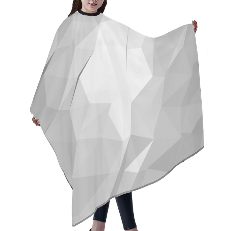 Personality  Triangular Vector Background Hair Cutting Cape