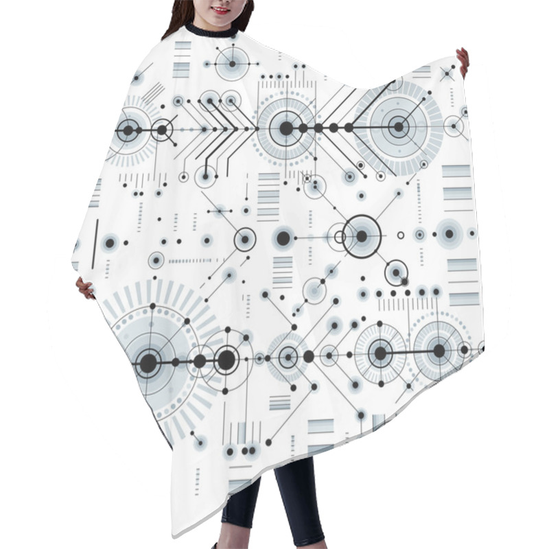 Personality  Mechanical Scheme Engineering Drawing  Hair Cutting Cape