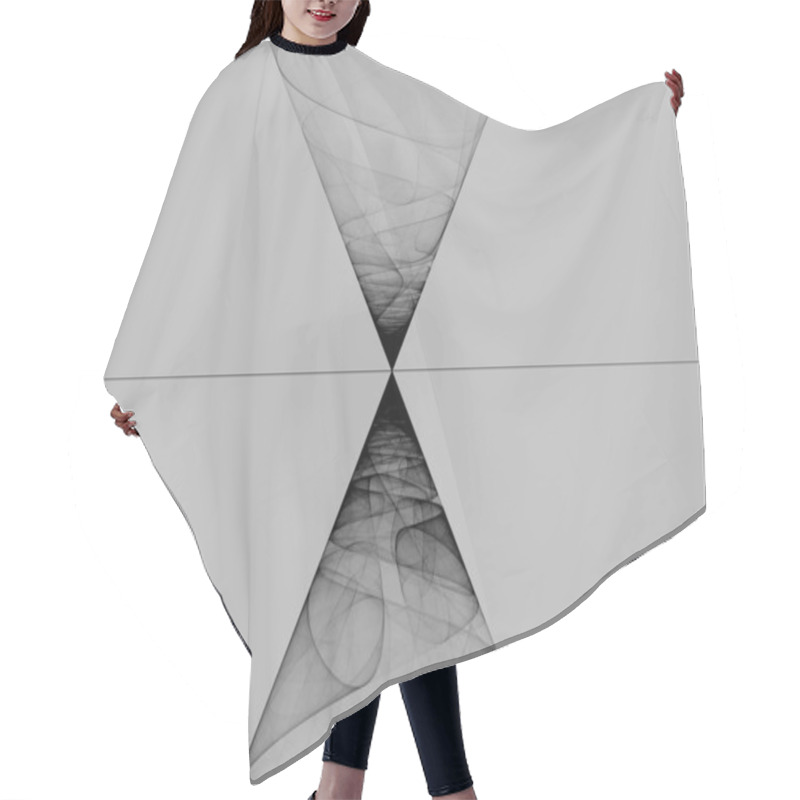 Personality  Fractal Hourglass Hair Cutting Cape