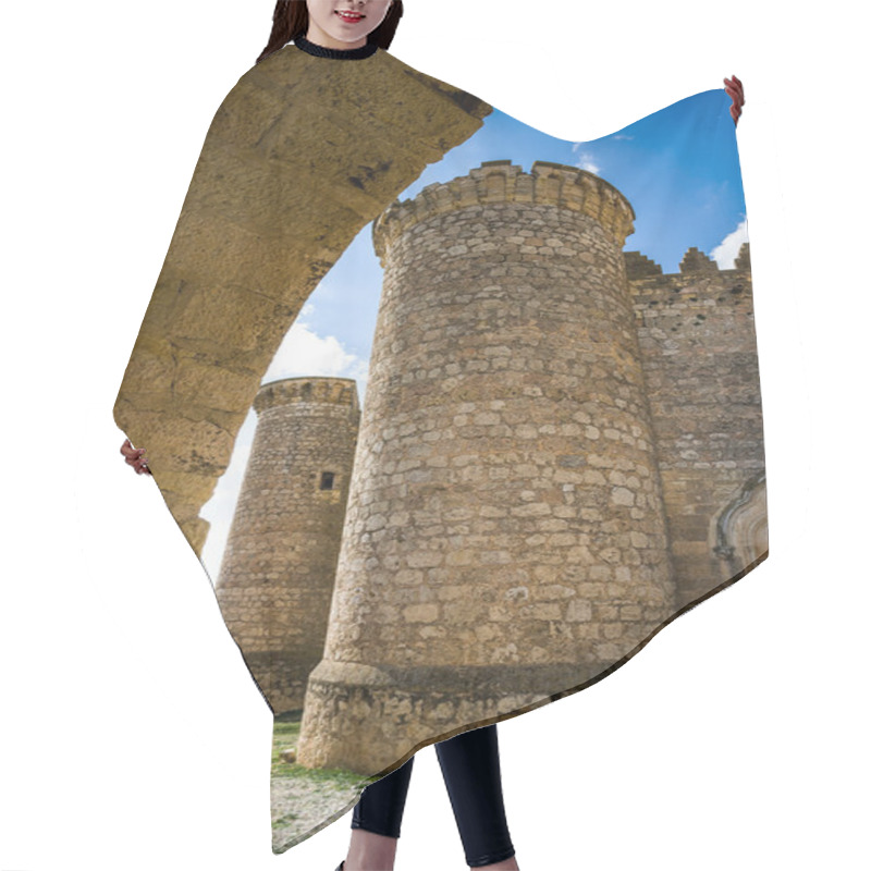 Personality  Belmonte Castle, La Mancha, Spain Hair Cutting Cape