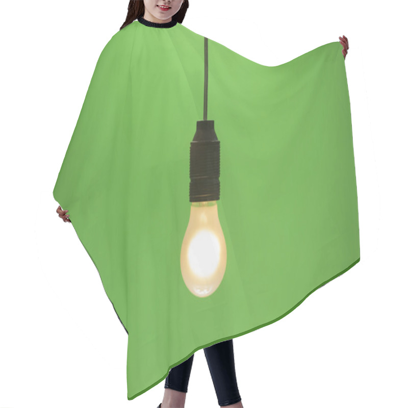 Personality  Light Bulb Hair Cutting Cape