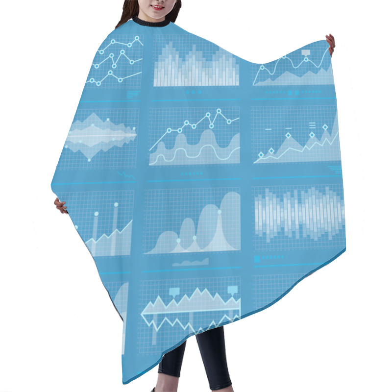 Personality  Big Data Statistics Background Hair Cutting Cape