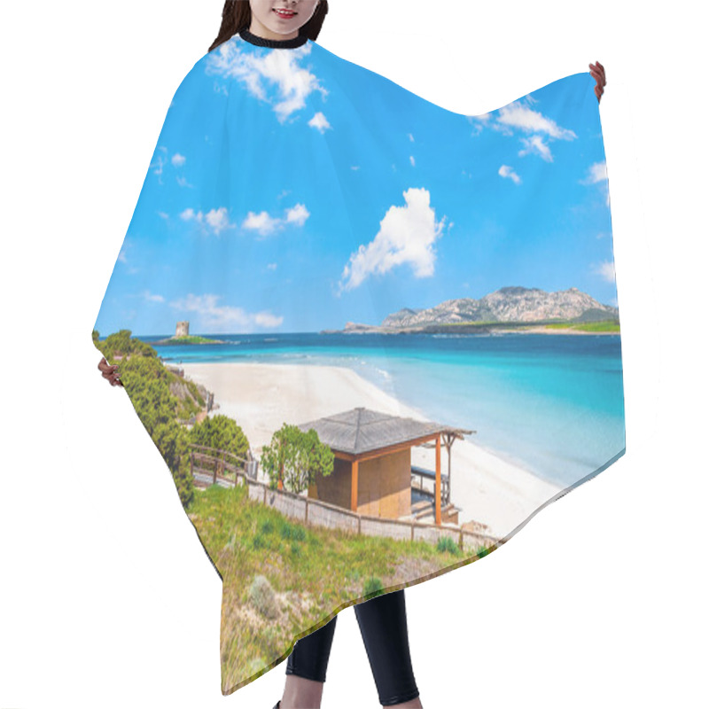 Personality  View Of The Sardinian Beach Of Stintino Hair Cutting Cape