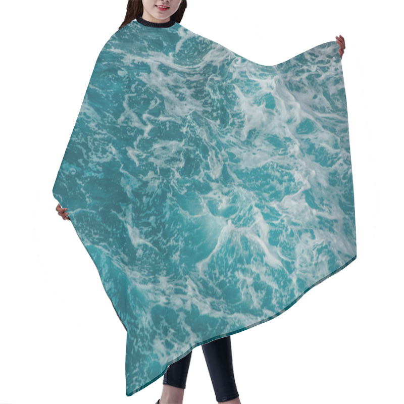 Personality  Blue Waves Of The Ocean Hair Cutting Cape