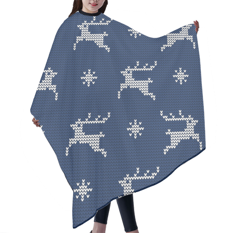 Personality  Ugly Sweater Background 1 Hair Cutting Cape