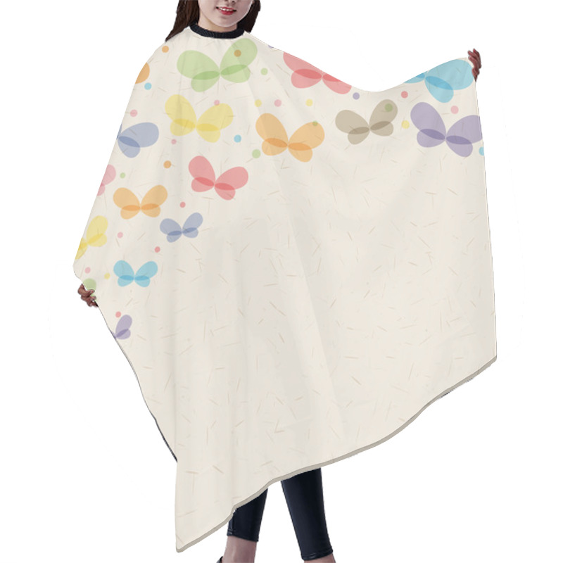 Personality  Butterfly Hair Cutting Cape