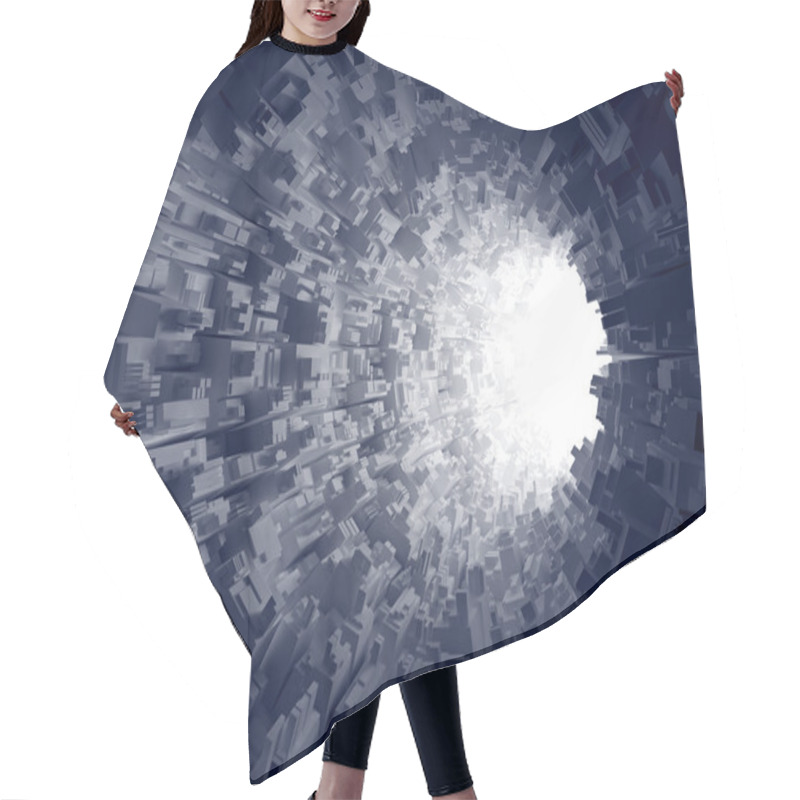 Personality  Abstract 3d Background Hair Cutting Cape