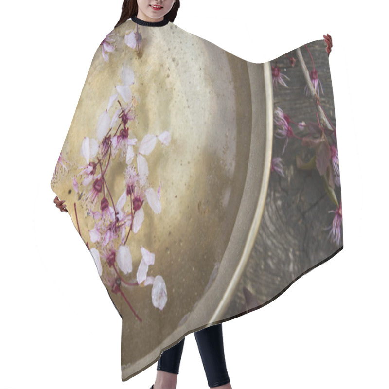 Personality  Tibetan Bown With Flowers Floating Hair Cutting Cape