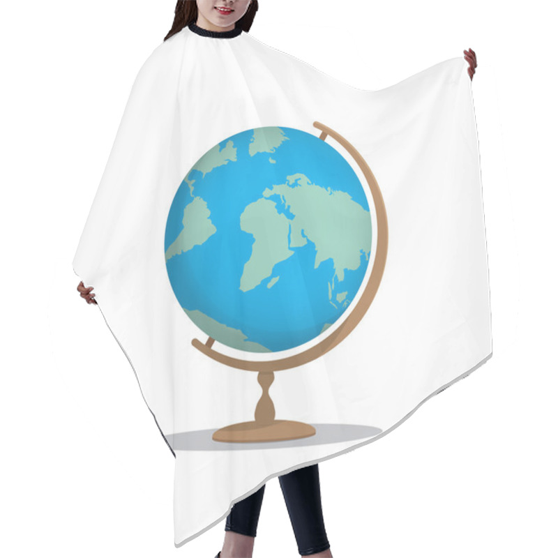 Personality  Globe Model For Learning Many Things About The World Or About A  Hair Cutting Cape