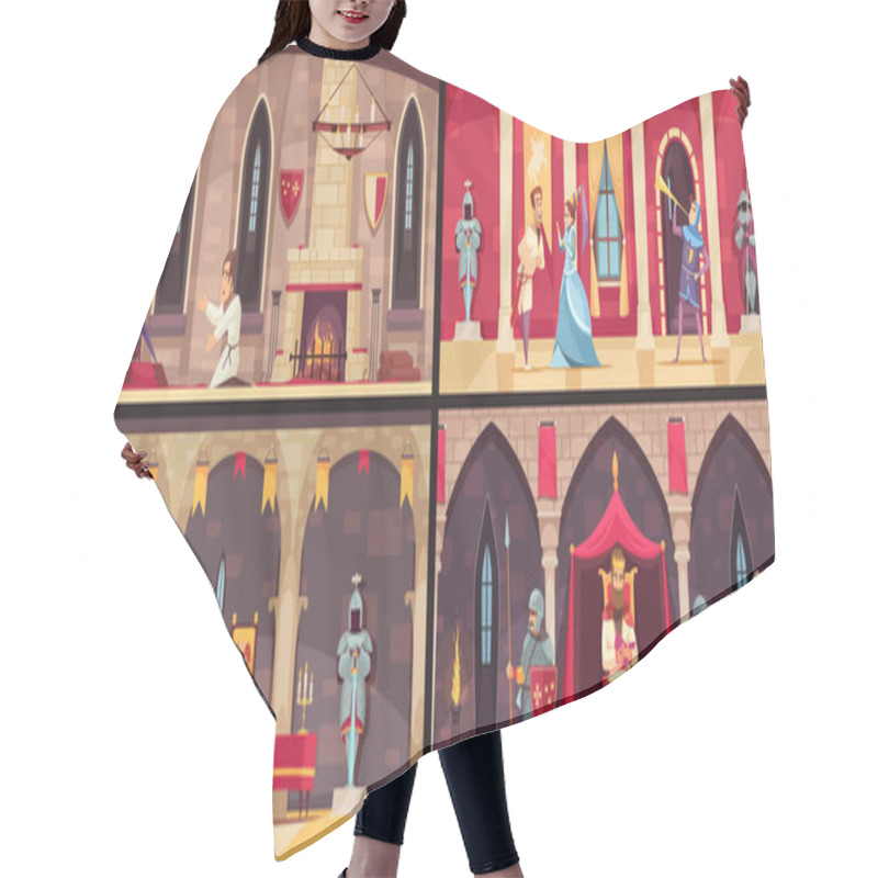 Personality  Castle Interior Concept  hair cutting cape