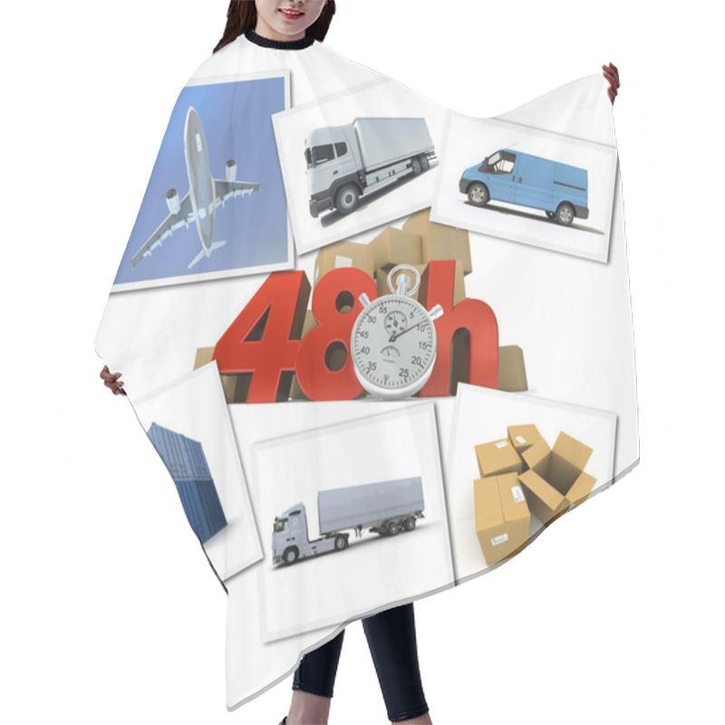 Personality  Urgent Freight Transportation  Hair Cutting Cape