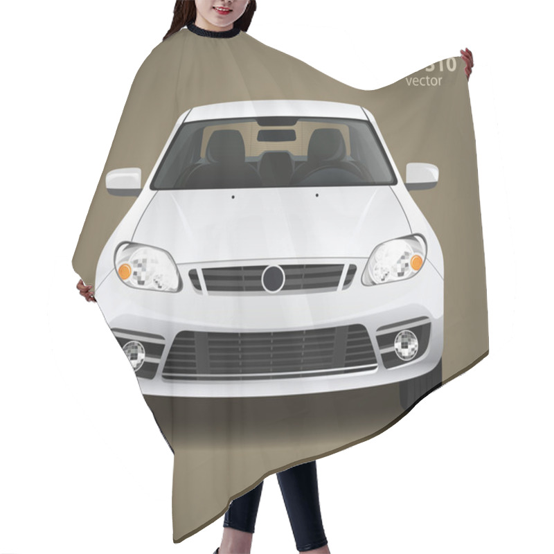 Personality  Car Front View Hair Cutting Cape