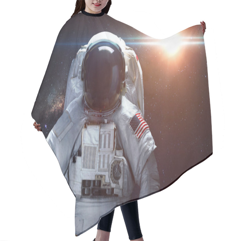 Personality  Astronaut In Outer Space. Spacewalk. Elements Of This Image Furnished By NASA Hair Cutting Cape