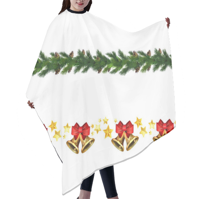 Personality  Christmas Elements For Your Designs Hair Cutting Cape