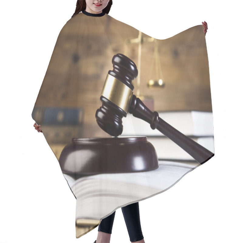 Personality  Gavel Hair Cutting Cape