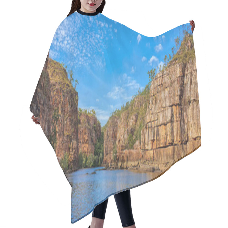 Personality  Katherine River View Of The Beautiful Gorge Hair Cutting Cape