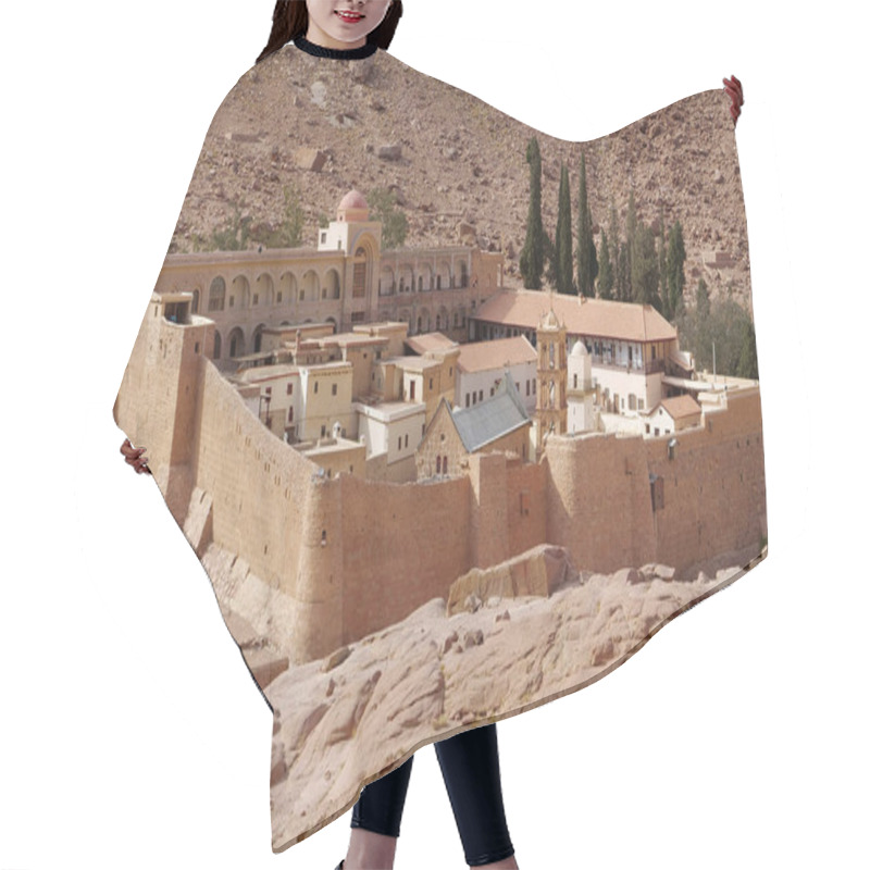 Personality  Saint Catherines Monastery, Officially Sacred Monastery Of God-Trodden Mount Sinai In Egypt Hair Cutting Cape