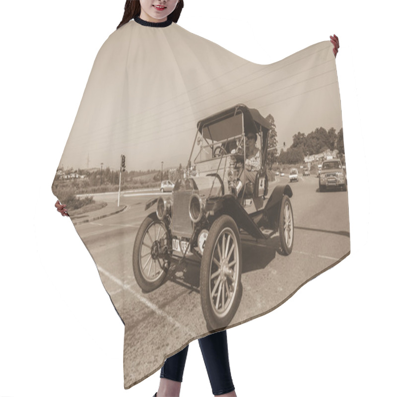 Personality  Ford Vinatge Car Hair Cutting Cape