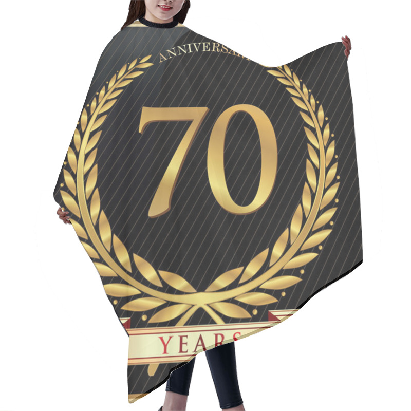 Personality  Anniversary Sign Hair Cutting Cape