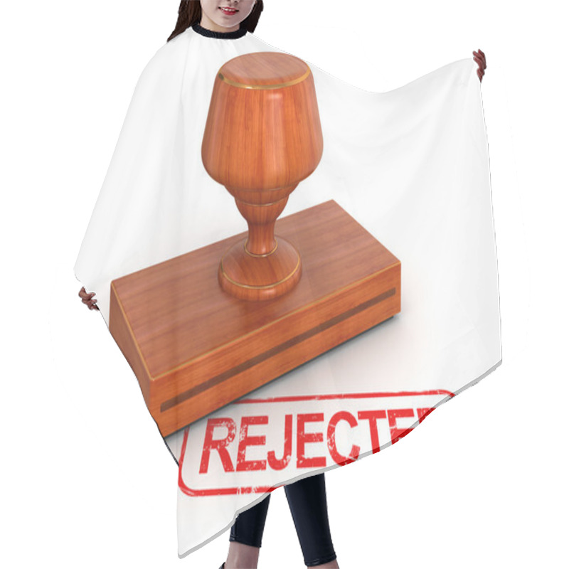 Personality  Rejected Stamp Hair Cutting Cape