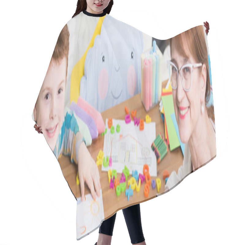 Personality  Mutual Satisfaction With The Learning Time Hair Cutting Cape