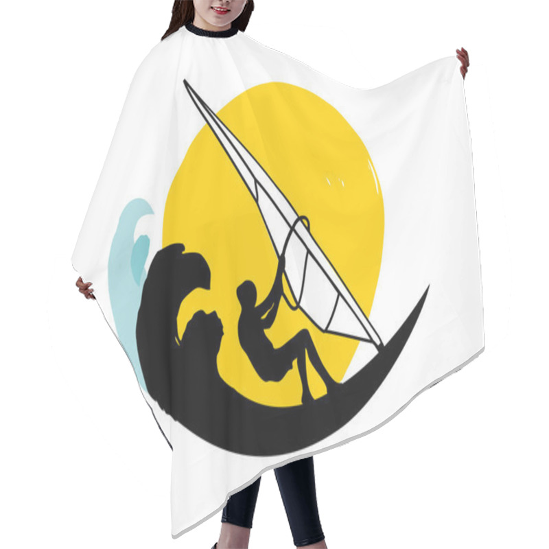 Personality  Windsurfing Icon Hair Cutting Cape