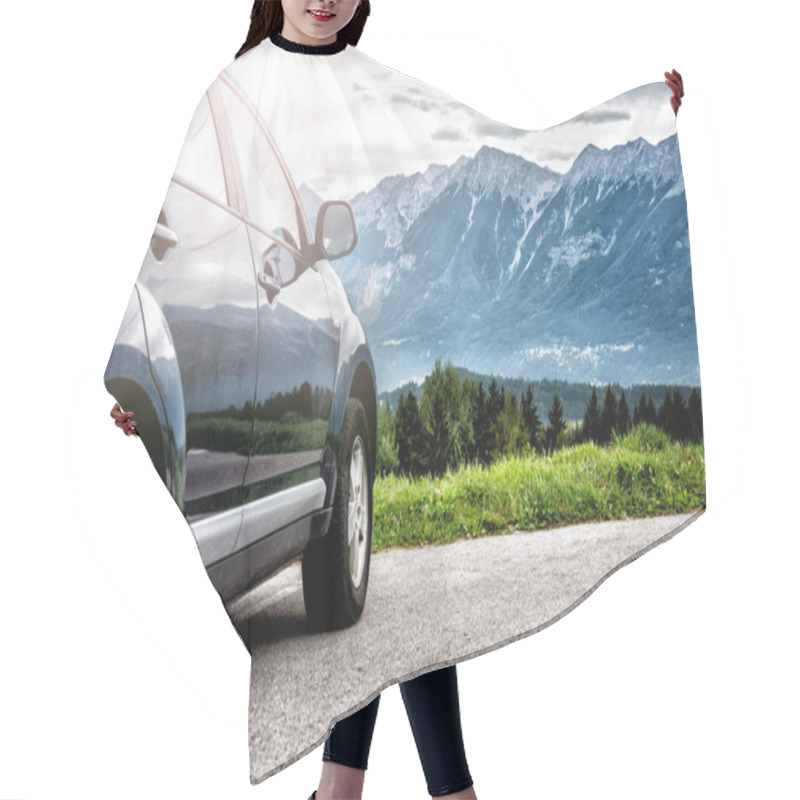 Personality  Car For Traveling Hair Cutting Cape