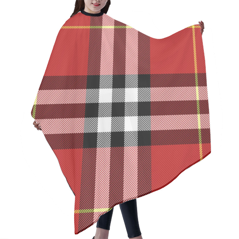 Personality  Tartan Pattern. Scottish Cage Background Hair Cutting Cape